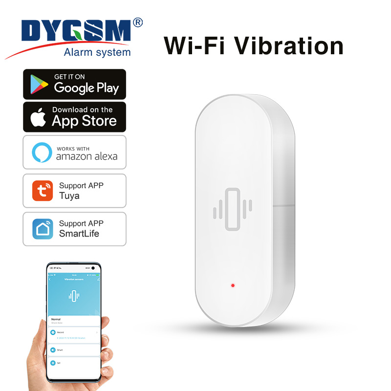Home Assistant Tuya - Tuya WiFi Titreşim Sensörü, Hassas Algılama,