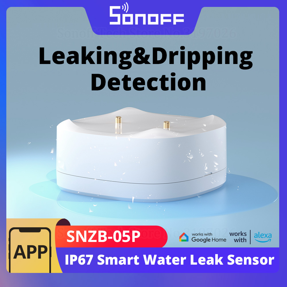 Sonoff Mini R4 - SONOFF SNZB-05P Zigbee Akıllı Su Kaçak