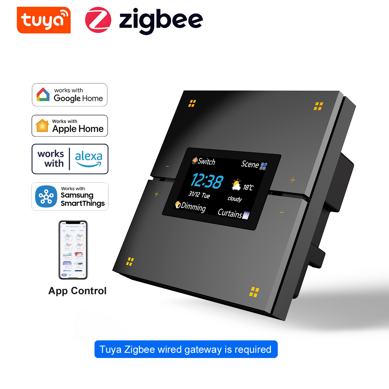Smart Relay Tuya - M9 Pro 8 Düğmeli İngiliz Tipi