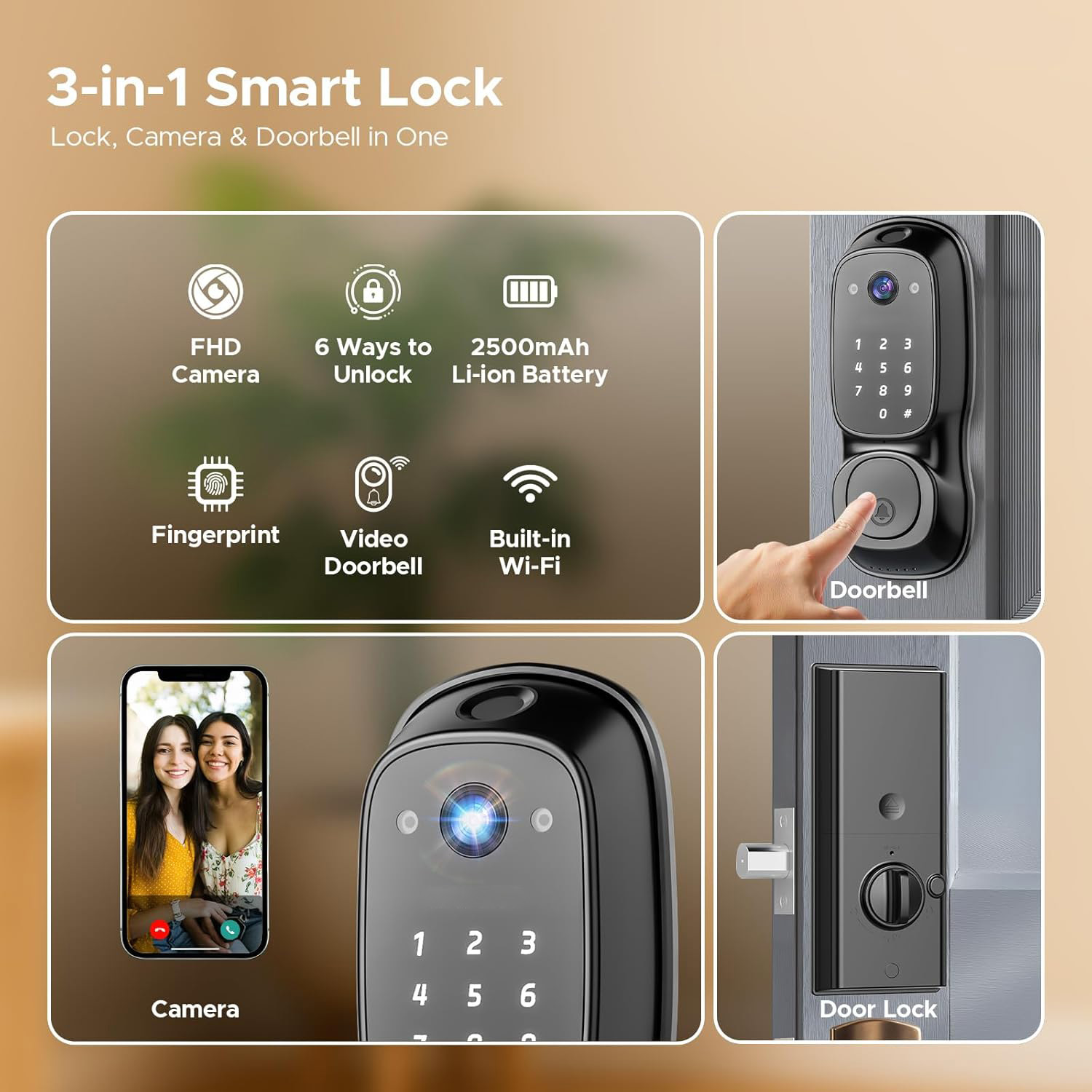 Tuya Wifi Akıllı Kapı Kilidi ‎ - Tuya Smart incelemesi ve fiyatı