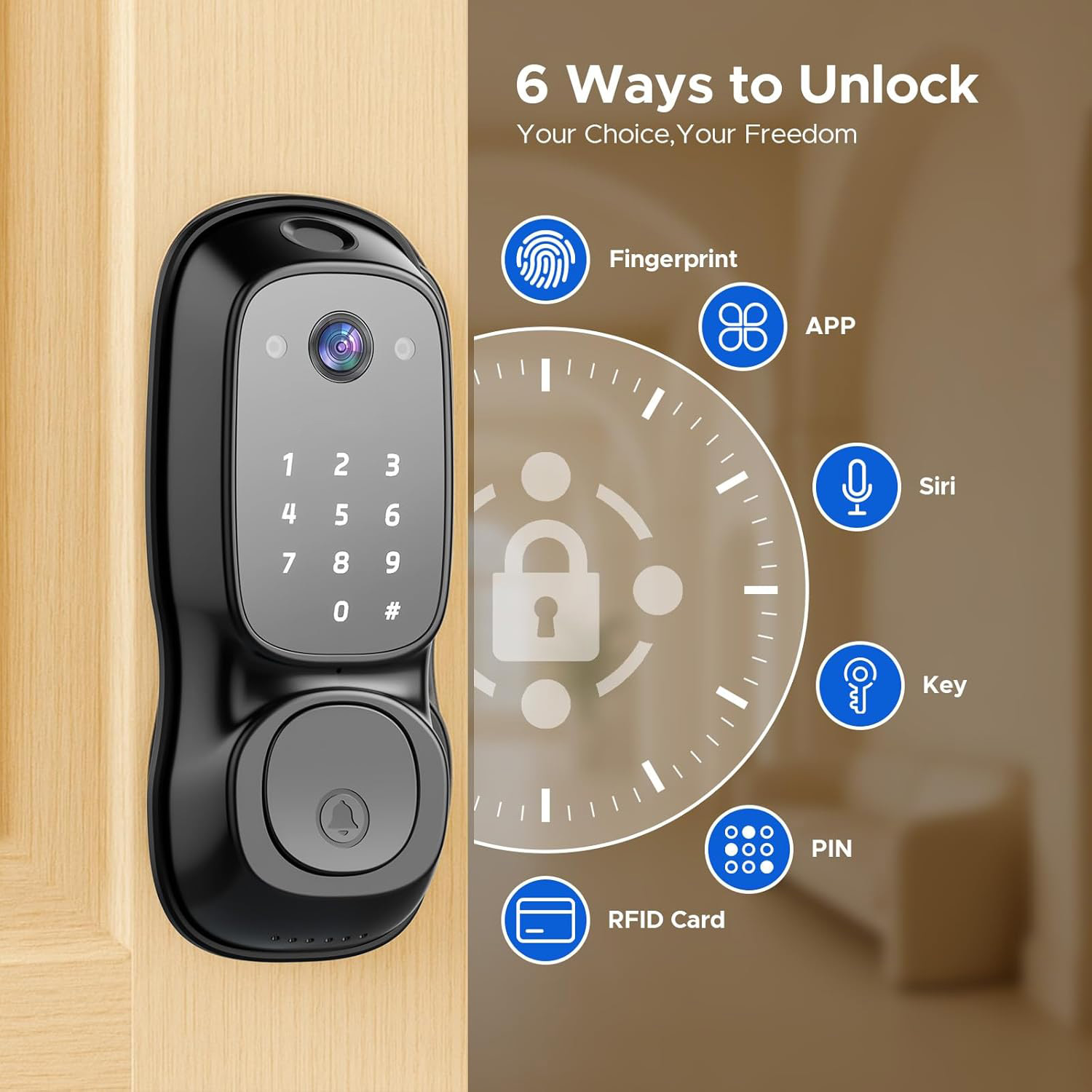 Tuya Wifi Akıllı Kapı Kilidi ‎ - Tuya Smart incelemesi ve fiyatı