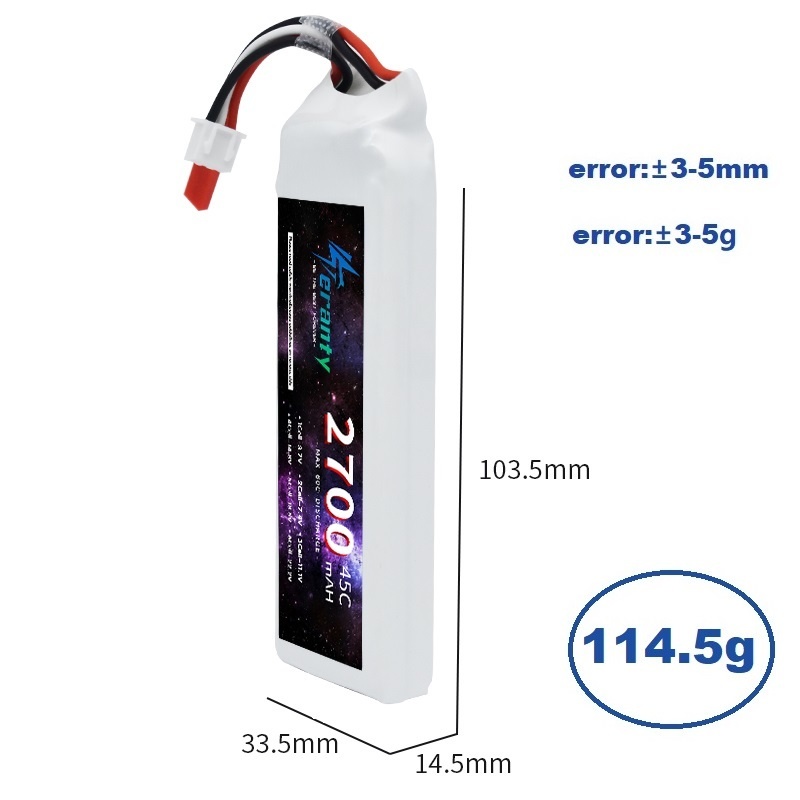 1/3 adet 2S 7.4V Lipo pil 2700 - Shelly Plug incelemesi ve fiyatı