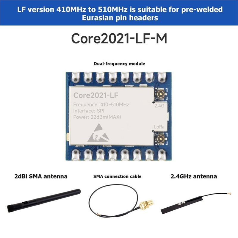 AA60 Core2021-LF LoRa Çift Ban - Smart Home Module Iot incelemesi ve fiyatı