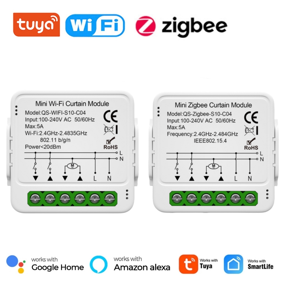 Tuya WiFi Zigbee Akıllı Perde  - Tuya 4 Channel incelemesi ve fiyatı